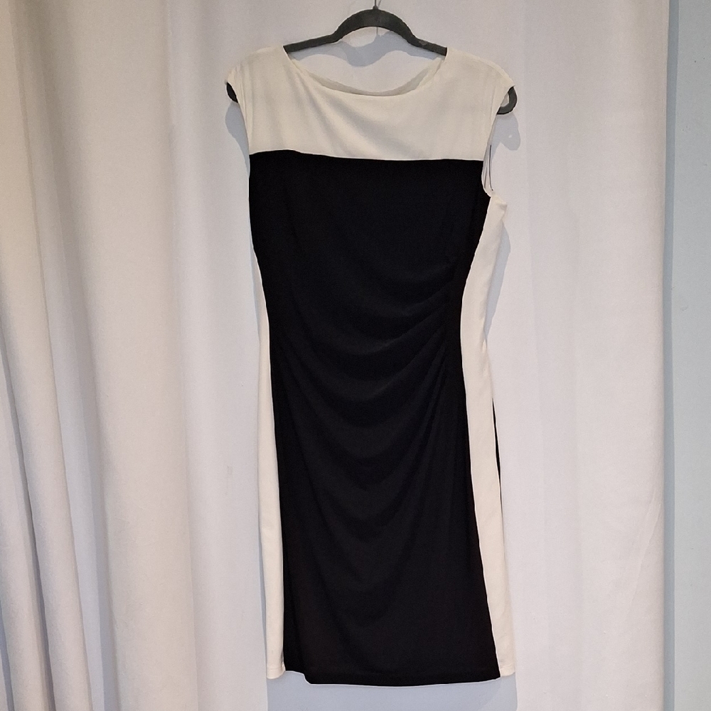 Lauren Ralph Lauren Black and White Dress Size 12